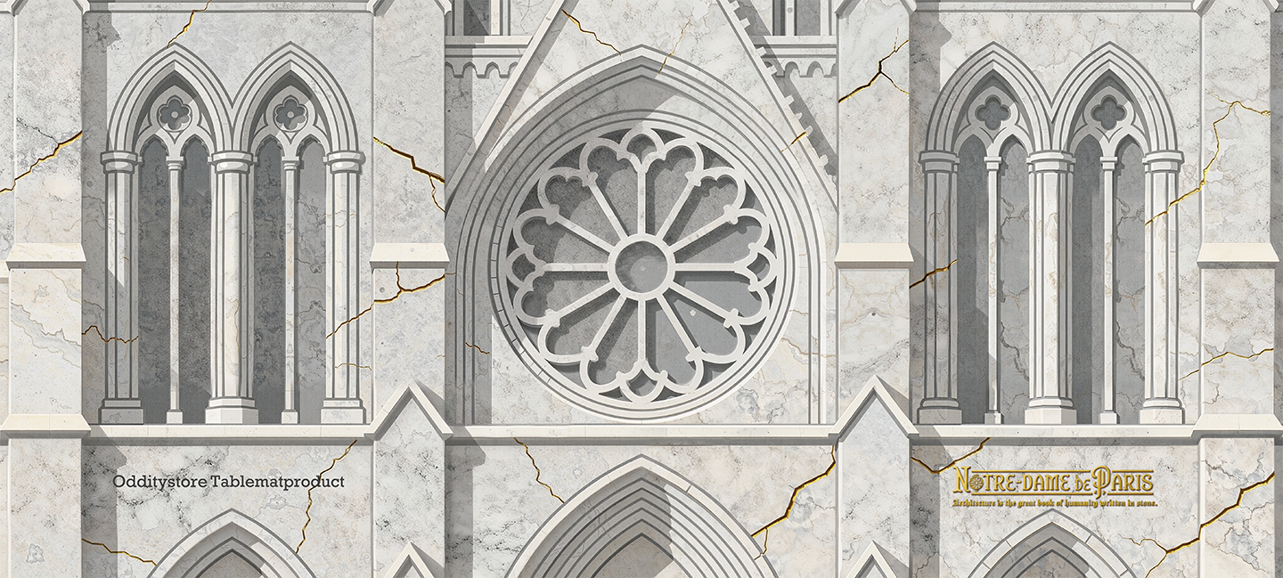 Hugo's Notre-Dame Desk Mat
