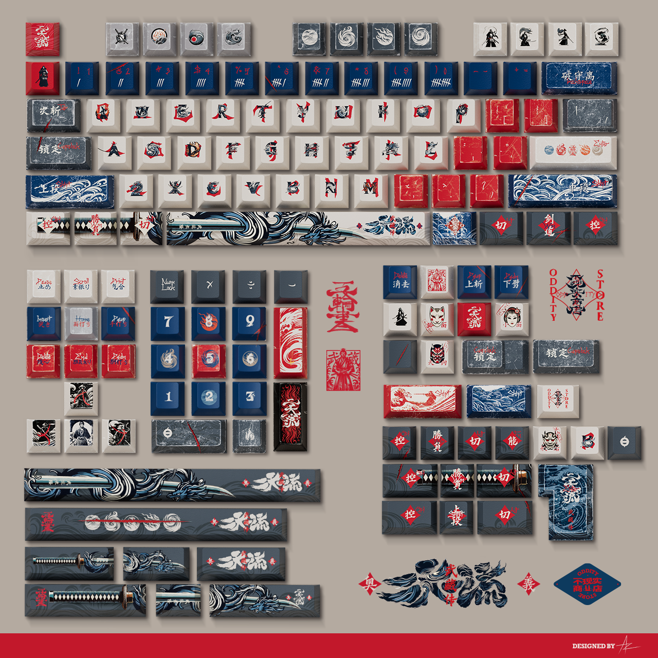 Niten Ichi-ryu Musashi Keycap