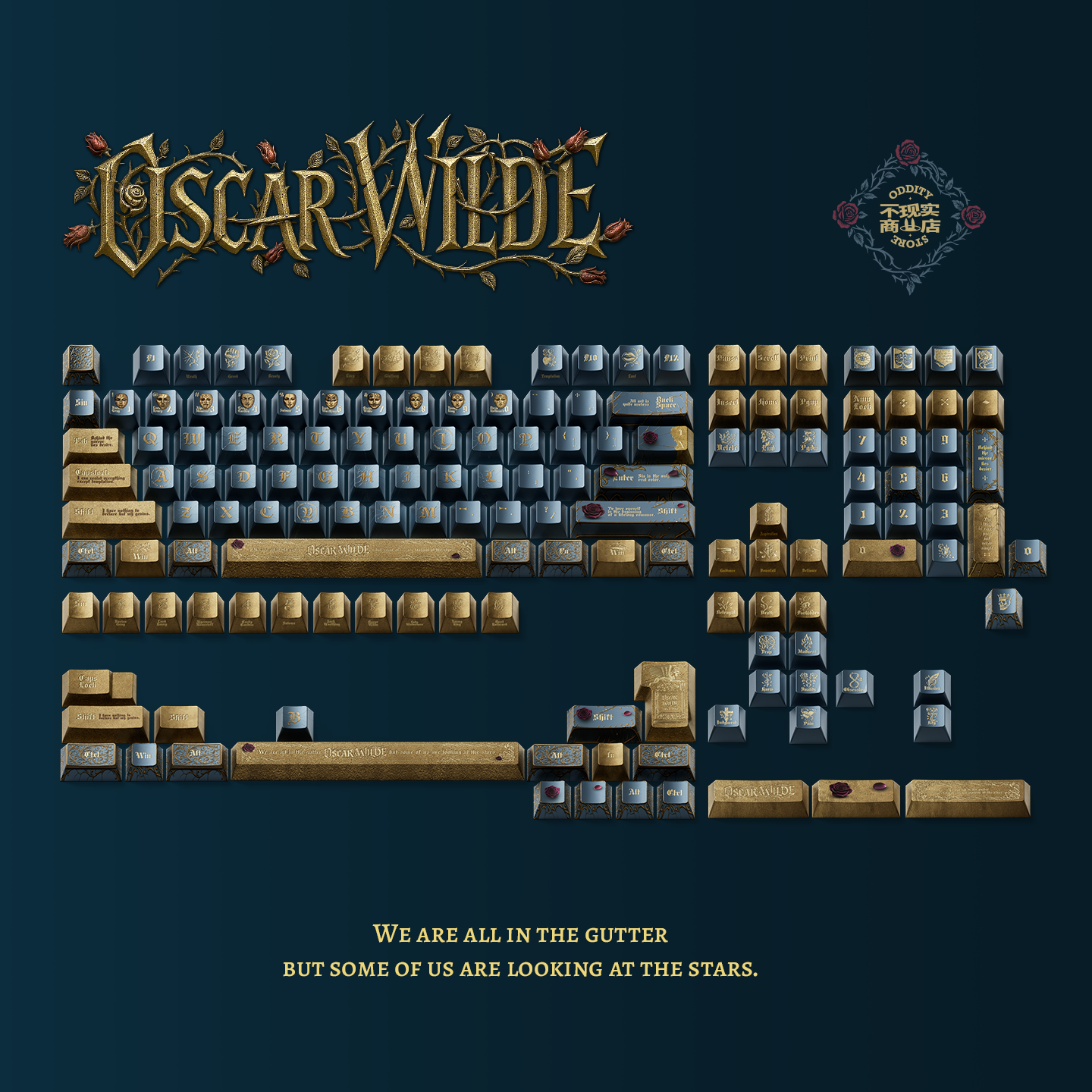 Wilde Beauty and Sorrow Keycap